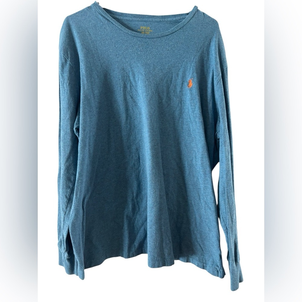 Polo Ralph Lauren Men's Blue Long Sleeve Lightweight Shirt Size XXL‎